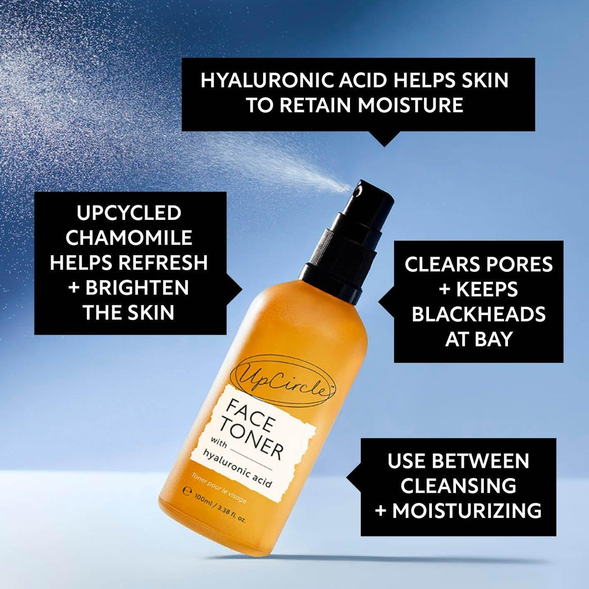 Face Toner with Hyaluronic Acid - Travel Size