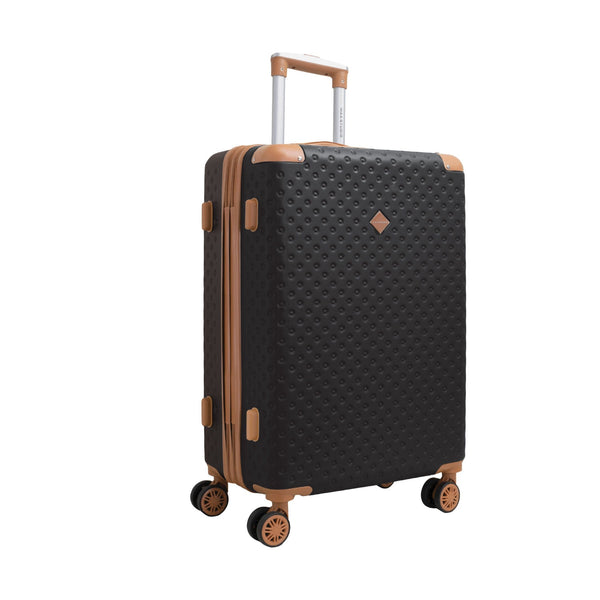Max Studio Tufted ABS 2-Piece Hard-Sided Luggage Set