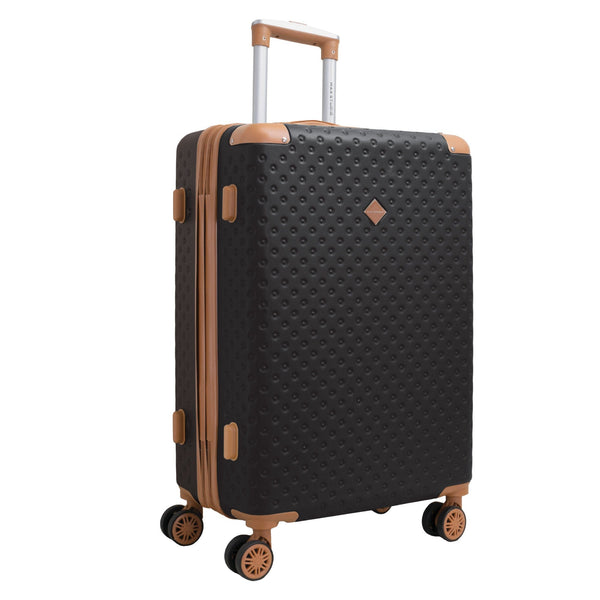 Max Studio Tufted ABS 2-Piece Hard-Sided Luggage Set