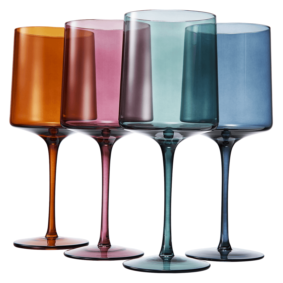 Tonal Stemmed Wine Glassware, Set of 6