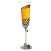 The Wine Savant Stemmed Single Skeleton Champagne Glasses Single Glass 7oz Skeleton Glasses 9