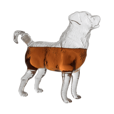 Dog Decanter Wine & Whiskey - Dog Lovers Gift by The Wine Savant, Beautiful Profile Of A Dog 500ml - Whiskey, Wine Scotch or Liquor Decanter, Funny, Beagle, Boxer, Boggle, Golden Retriever, Labrador