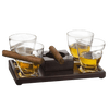 Cigar Holder Whiskey Glasses Set