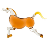 The Wine Savant Horse Derby Decanter for Bourbon, Whiskey, Scotch, Vodka, Rum, Tequila or Any Other Drink 1000ml Decanter (Horse)