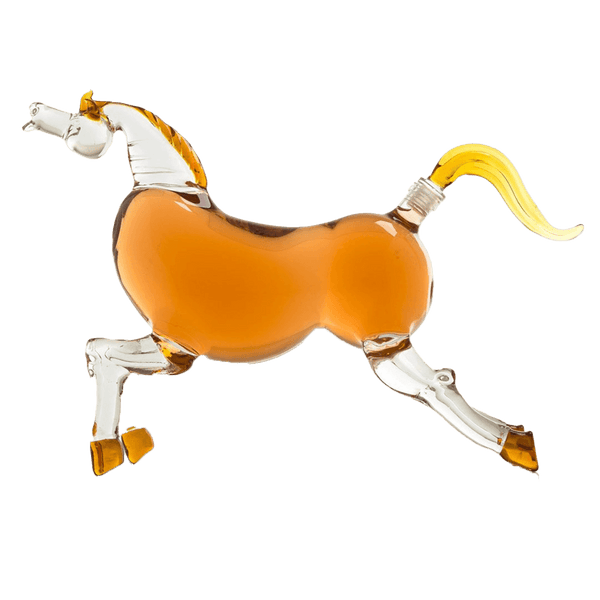The Wine Savant Horse Derby Decanter for Bourbon, Whiskey, Scotch, Vodka, Rum, Tequila or Any Other Drink 1000ml Decanter (Horse)