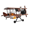 Whiskey & Wine Decanter Airplane Set and Glasses Antique Wood Airplane - The Wine Savant Whiskey Gift Set and 2 Airplane Glasses, Pilot Gift Moving Parts- Alcohol Related Gift, BAR DECOR Large 21