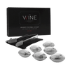Football Whiskey Stones, Superbowl Chillers, Whiskey Rocks, By The Wine Savant Great for Parties or for Bar Use Tool, 6 Stones Rocks Cubes for Whiskey, Bourbon Vodka, Scotch