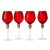 The Wine Savant Large Diamond Wine Glasses, 10