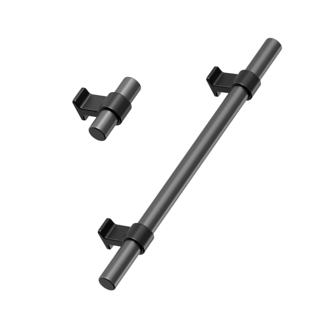 Gun Metal and Black 