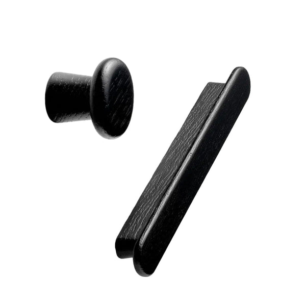 Stained Black Wood 