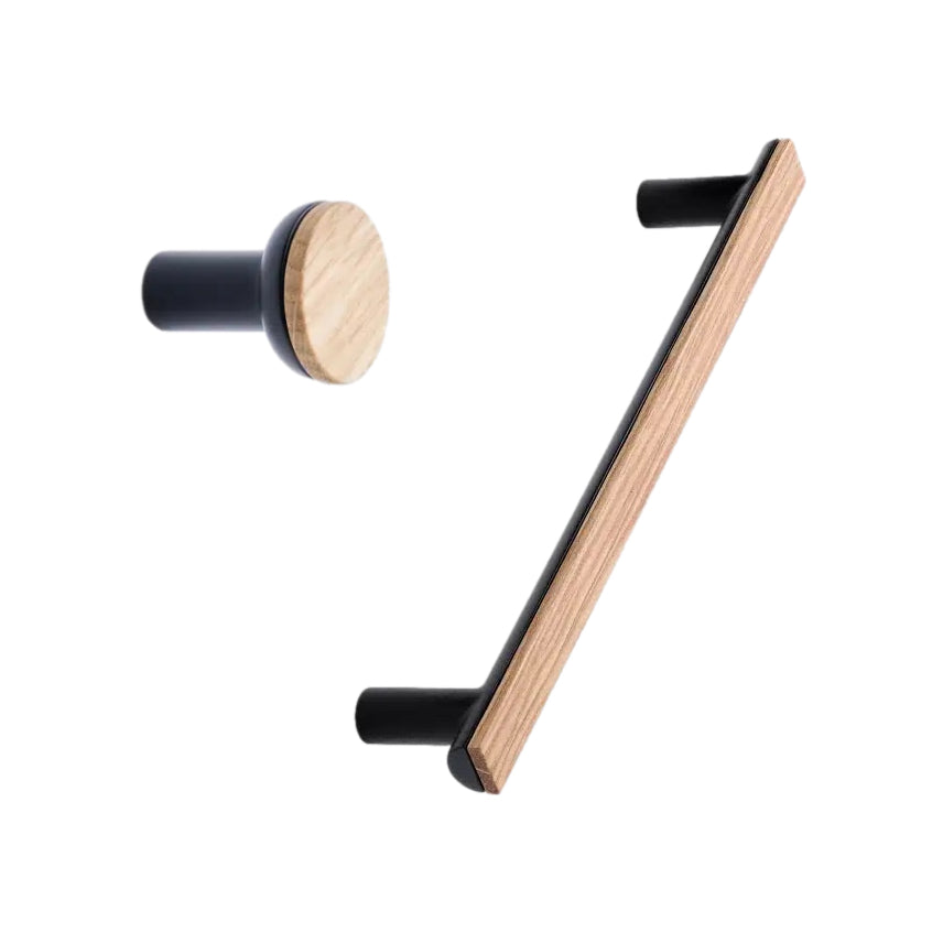 Oak Wood and Black 