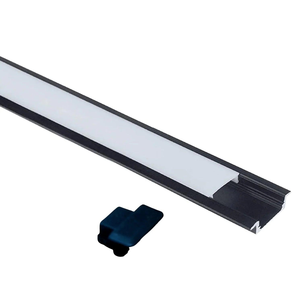 AP44M 8 ft Aluminum Channel Flush Mount 0.70″(W) x 0.31″(H) for LED Strip Lights | 10 Pack