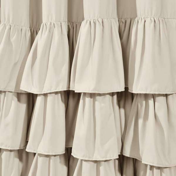 Allison Ruffle Curtain Set