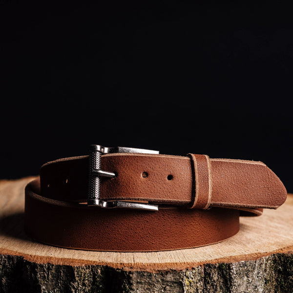 The Pinnacle Belt - Brown 100 % Premium Leather Belt