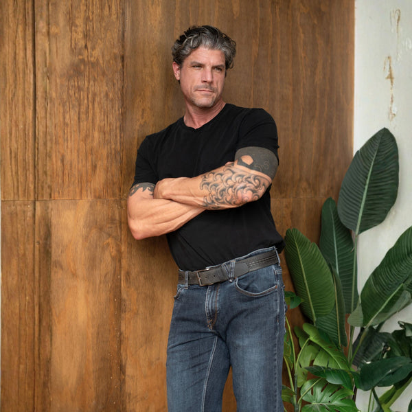 The Purpose Belt - Arrow Patterned 100% Real Leather Belt