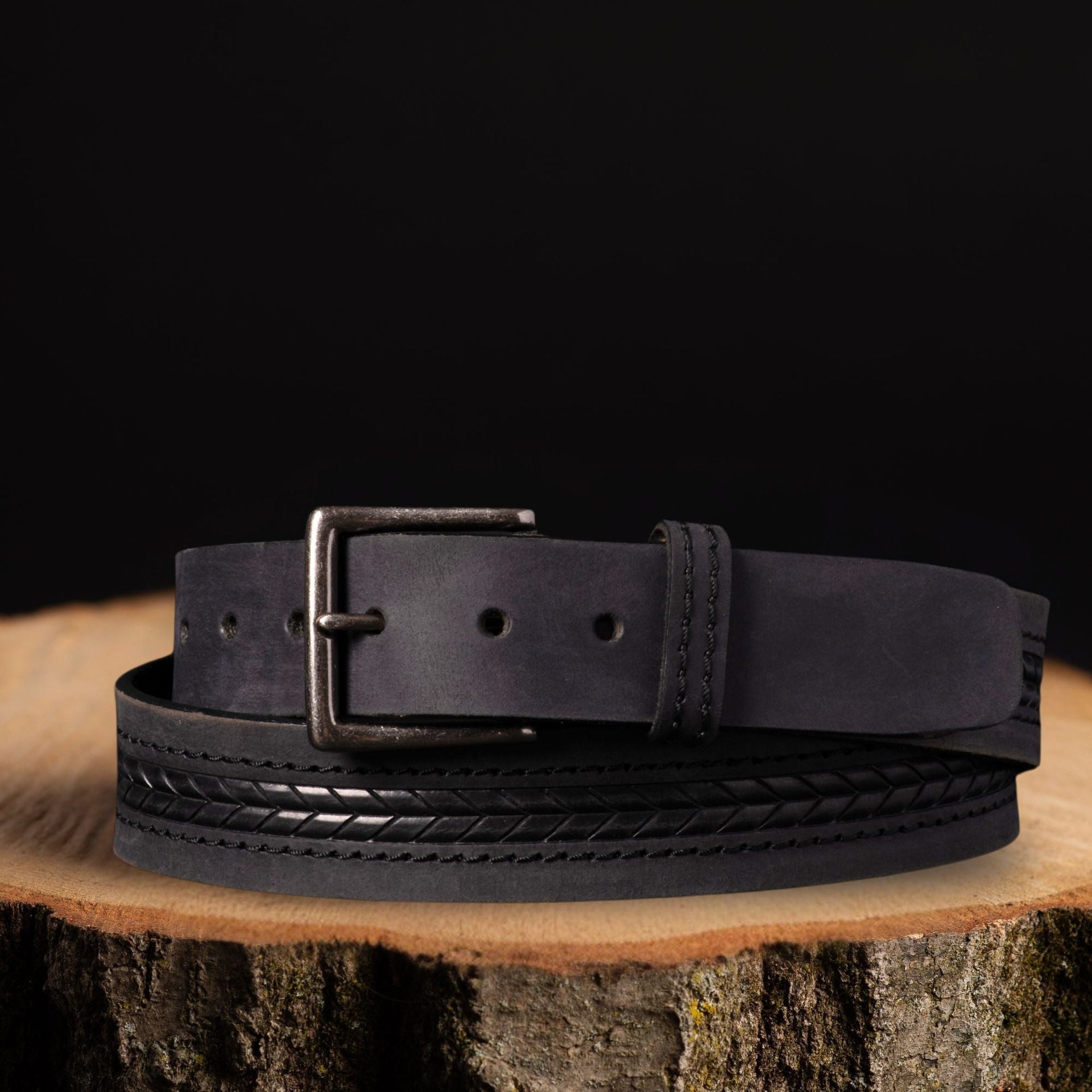 The Purpose Belt - Arrow Patterned 100% Real Leather Belt