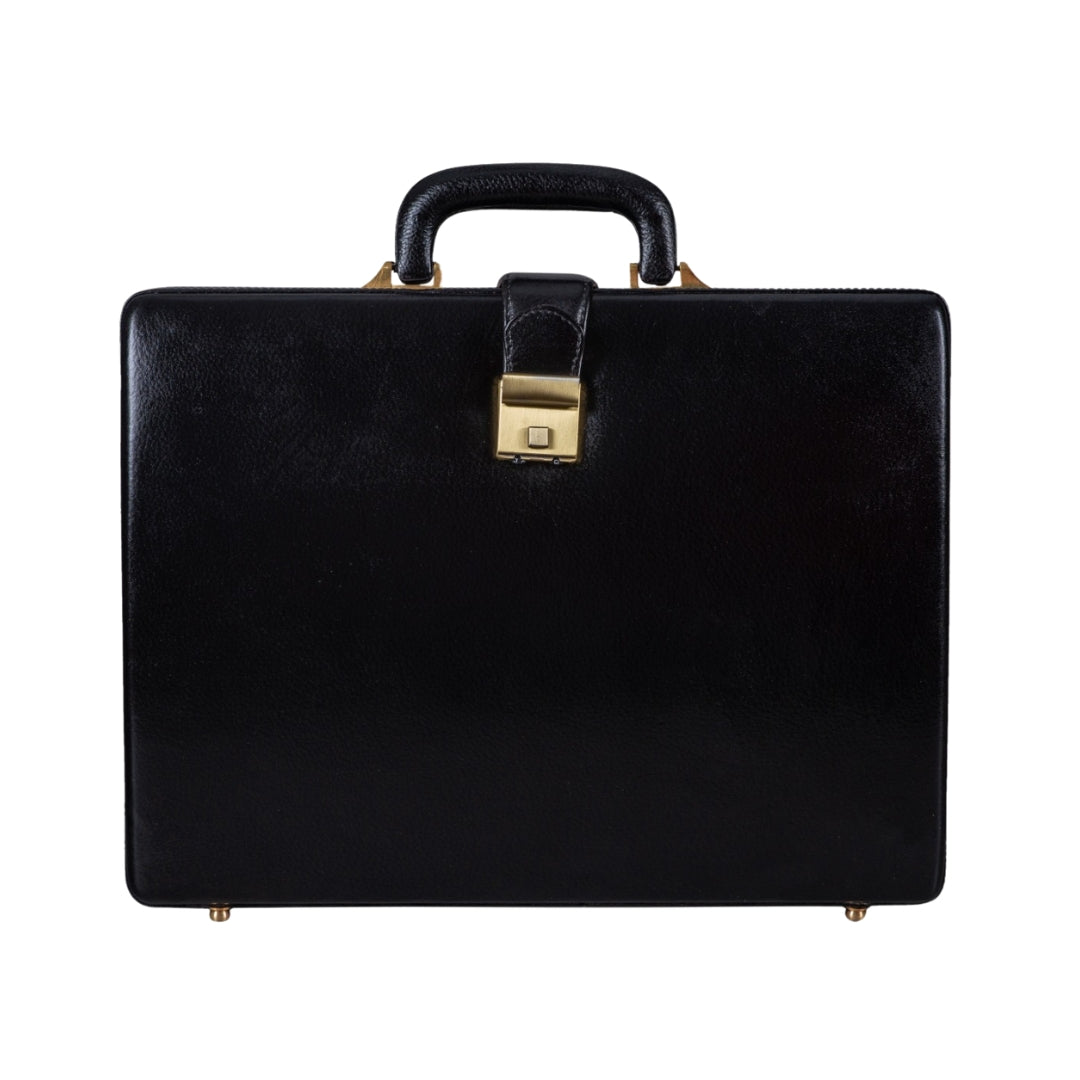 Leather Executive Men's Leather Attache Briefcase Classy Leather Bags