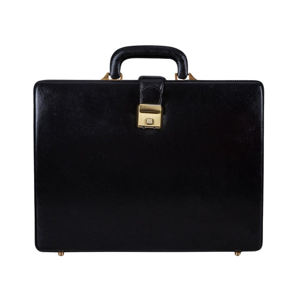 Leather Executive Men's Leather Attache Briefcase Classy Leather Bags