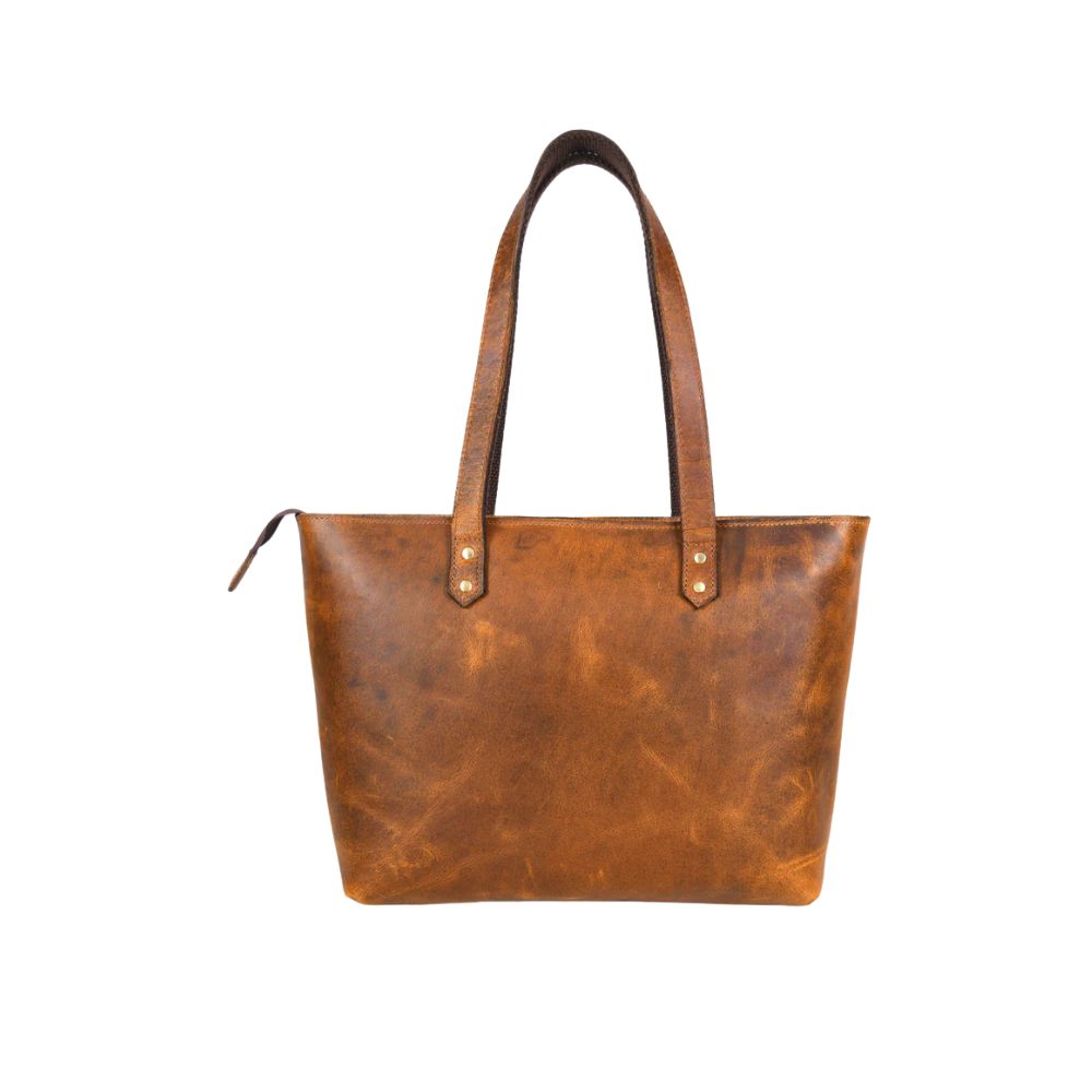 Leather Myra Tote Bag