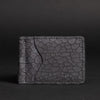The Pinnacle Wallet - Limited Edition Black Slim Money Clip Crackled Pattern
