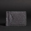 The Pinnacle Wallet - Limited Edition Black Slim Money Clip Crackled Pattern