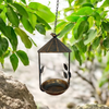 Hanging Bird Feeder with Leaf Detail
