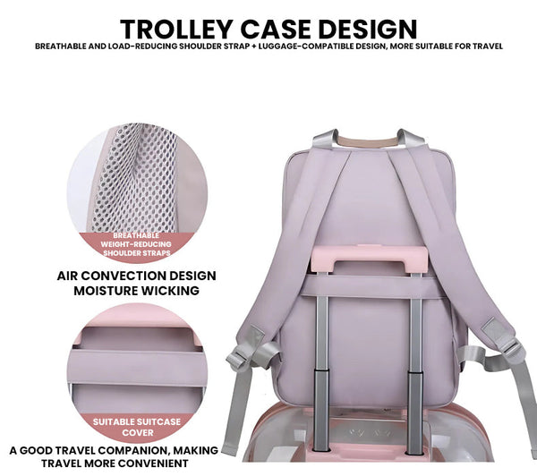 The Aerinox™ Supreme Backpack by Camel Mountain –  35L, Fits Up To 16