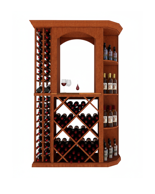 4 Foot Wine Cellar Storage System | 148 Bottle Capacity