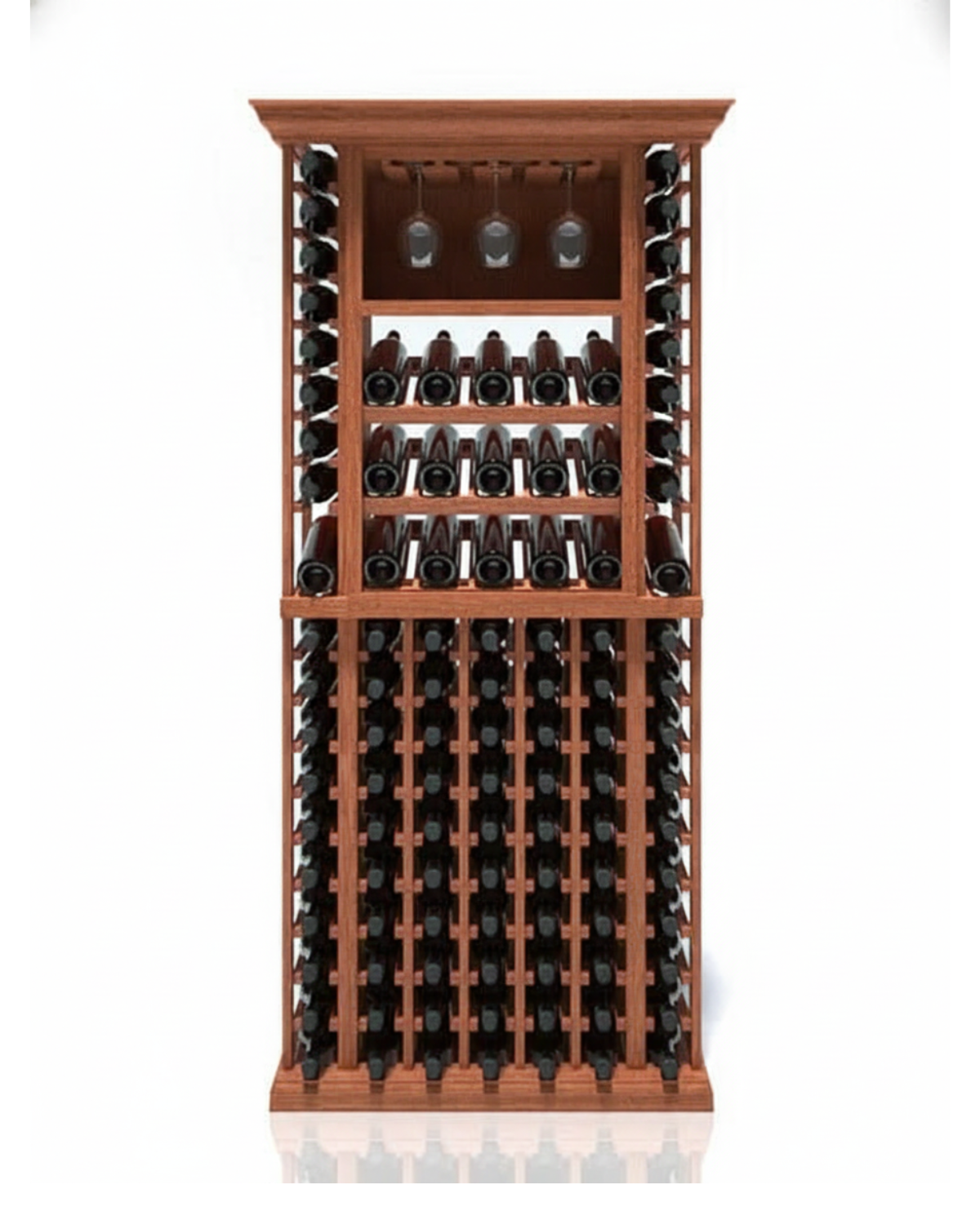 3 Foot Wine Cellar Storage System | 126 Bottle Capacity