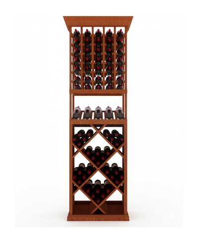 2 Foot Wine Cellar Storage System | 105 Bottle Capacity