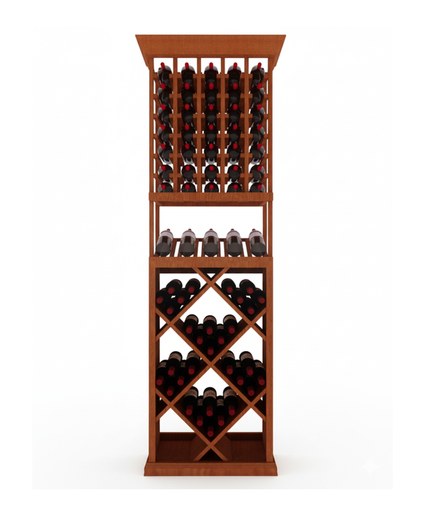 2 Foot Wine Cellar Storage System | 105 Bottle Capacity