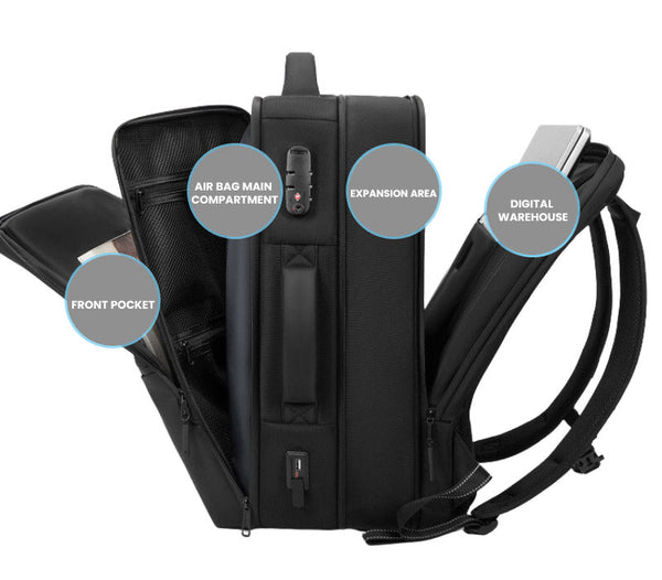 The Aerithon™ Max Backpack by Camel Mountain – 55L, Fits Up To 17