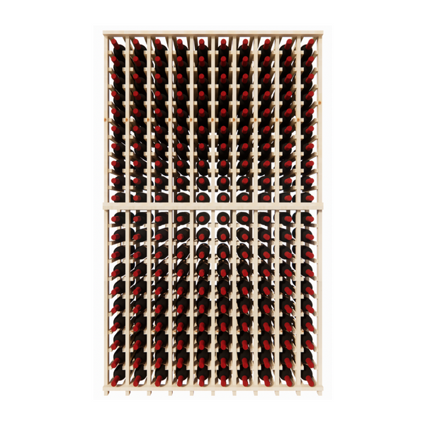 Wine Racking 10 Column Display Customizable Standard Bottle Storage