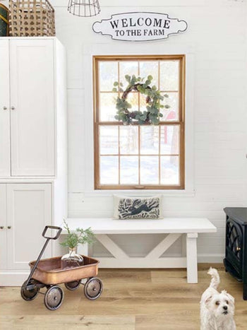 13''H Wagon with Copper Finish