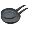 BE | LIVING Delight Series Frying Pan Set Black - 2 pieces, 3 pieces