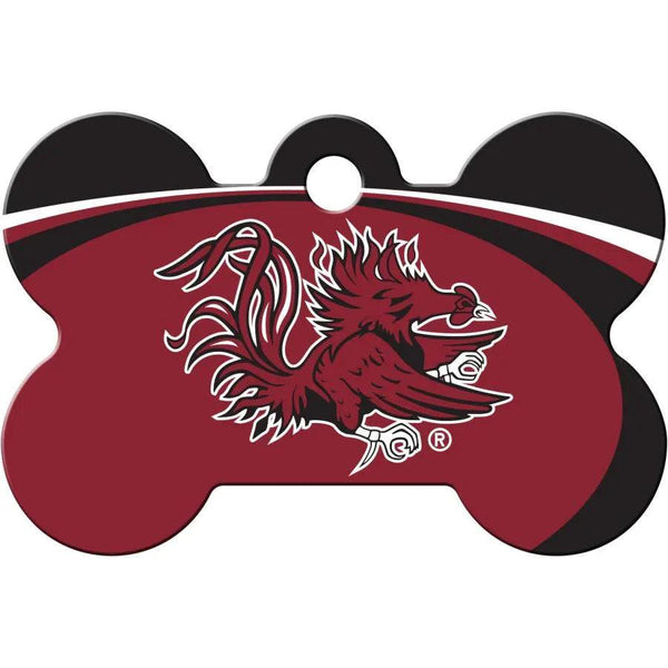 South Carolina Game Cocks NCAA Pet ID Tag - Large Bone - Gifts for You 'n Me