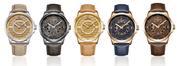 Men's Waterproof Business Style Watch With Unique  Backgrounds Luxury Design Perfect Gift For Him