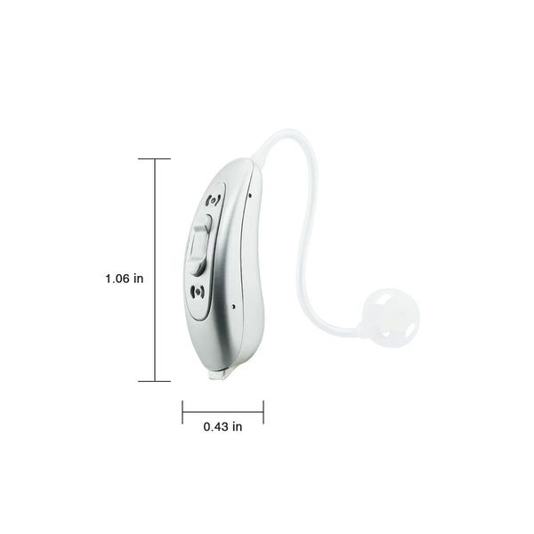 CHOSGO V402R Rechargeable Digital Hearing Aids | OTC FDA-Registered | Noise Cancelling (Pair)