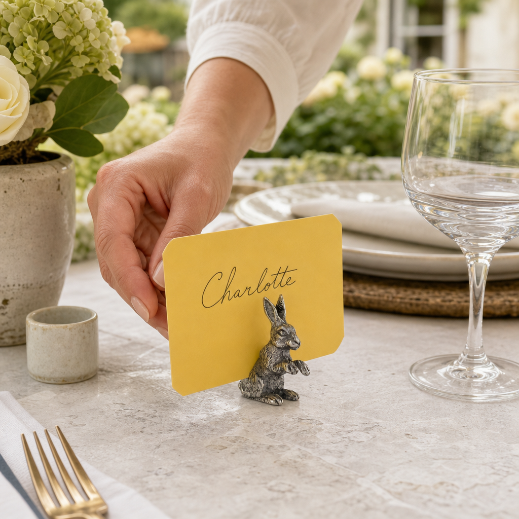 Rabbit Place Card Holder