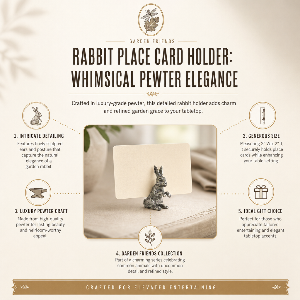 Rabbit Place Card Holder