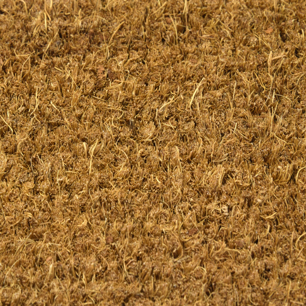 Custom Sized Vinyl Back Natural Coco Coir Entrance Mats