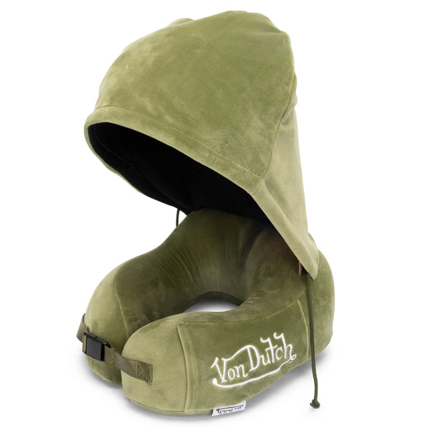 Eyeconic Flying Eyeball Hooded Ergonomic Memory Foam Travel Neck Pillow