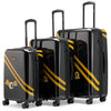 Kustom Kulture 3-Piece Expandable Hardside Spinner Luggage Set
