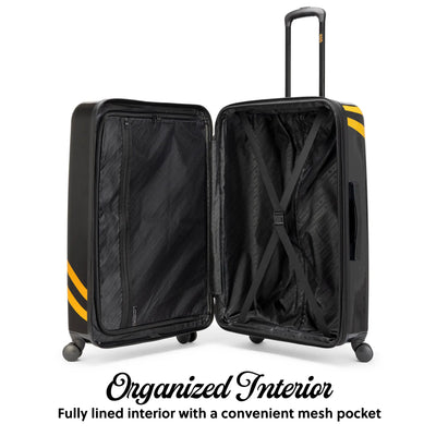 Kustom Kulture 3-Piece Expandable Hardside Spinner Luggage Set