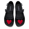 Chocolaticas® Velvet Heart Women's Mary Jane Flat
