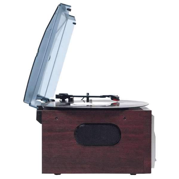 Victor Cosmopolitan 8-in-1 Turntable Music Center with Bluetooth, USB & Cassette