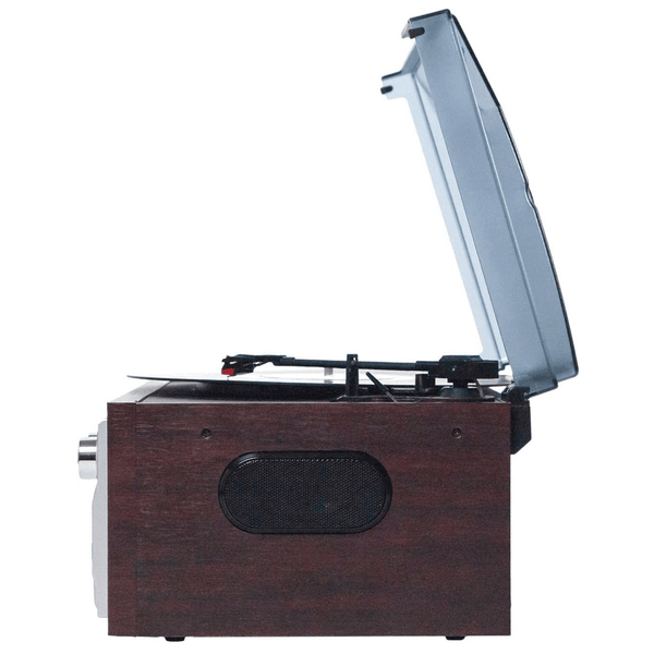 Victor Cosmopolitan 8-in-1 Turntable Music Center with Bluetooth, USB & Cassette