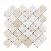 Vanilla Beige Marble Casablanca on 12" x 12" Mesh Mosaic Tile - Honed / 12"x12"x3/8" / Pattern