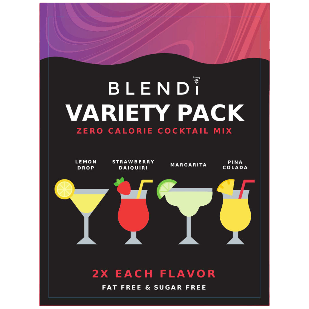 Skinny Mocktail Mixers – Guilt-Free Flavor, Zero Cal- 1 Pack (6 Count)