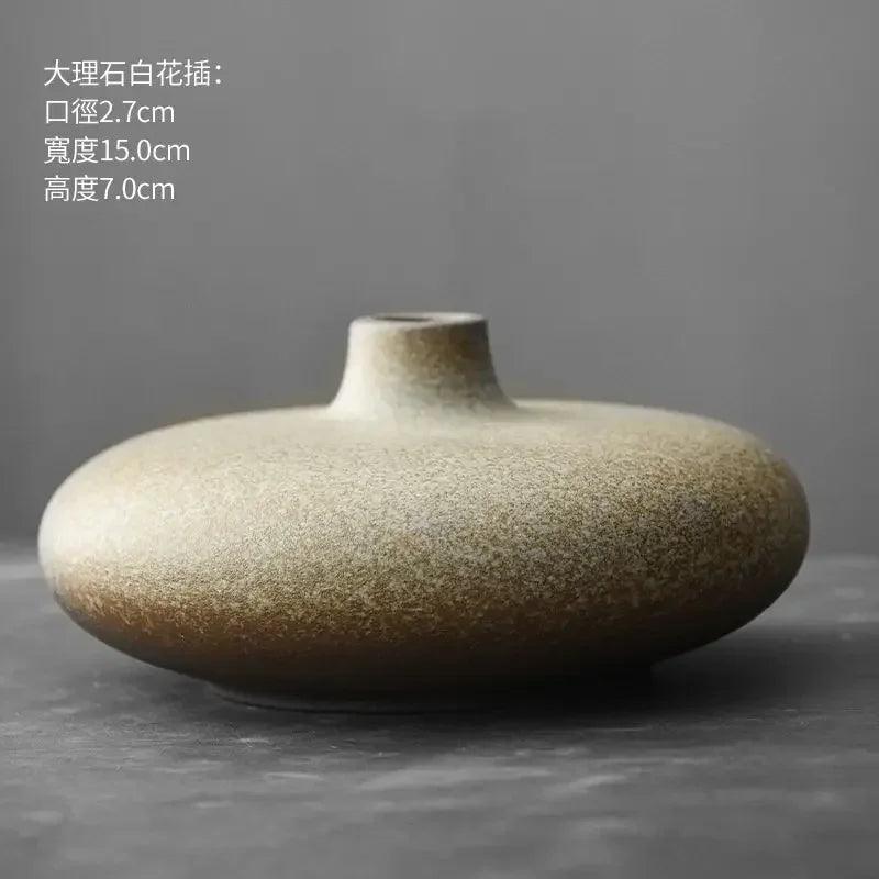 Vase - Decorative Porcelain Flat